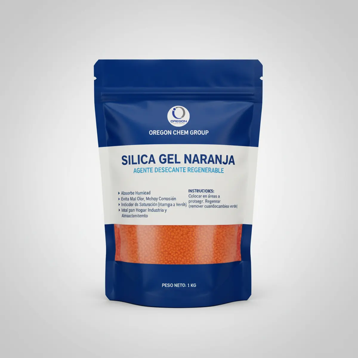 Silica Gel Naranaja A Granel 1k