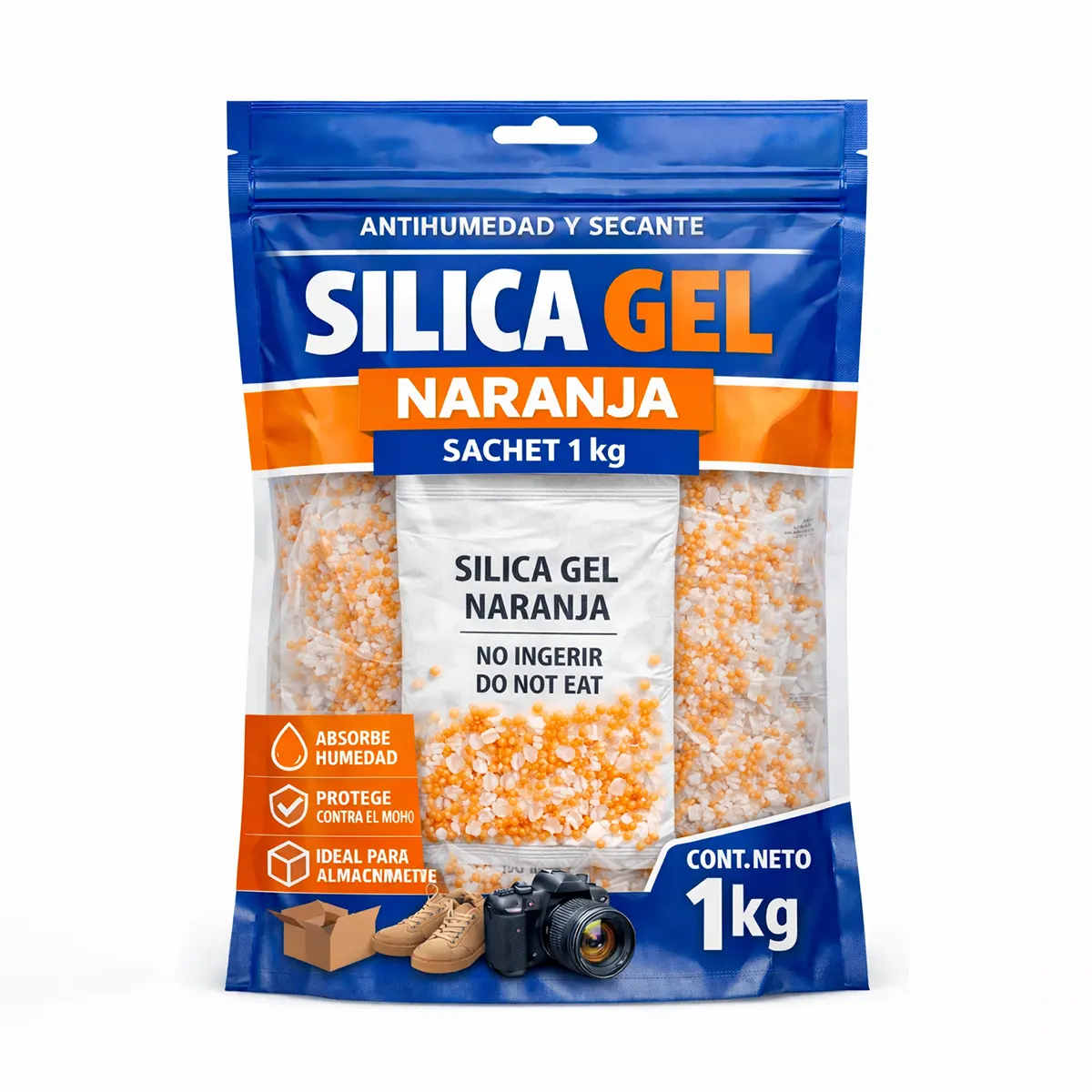 Silica Gel Naranja Sachet 1 Kg