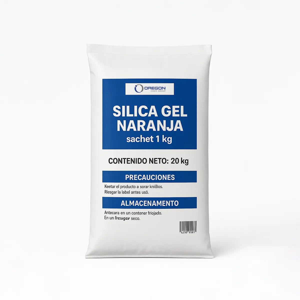 Silica Gel Naranja Sachet 1kg 20 Kg